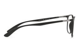 Shop Ray-Ban Unisex Square Eyeglasses in Black online.