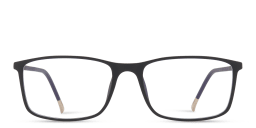Shop Silhouette SPX Illusion Rectangle Eyeglasses in Black online.