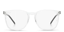 Shop Ray-Ban Unisex Square Eyeglasses in Clear online.