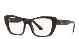 Shop PRADA Cat-Eye Eyeglasses in Brown online.