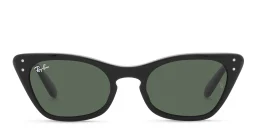 Shop Ray-Ban Junior Kids Cat Eye Sunglasses in Black online.