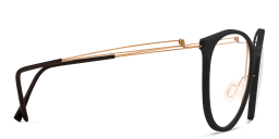 Shop MONOGRAM Round Eyeglasses in Black online.