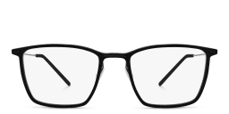 Shop MONOGRAM Rectangle Eyeglasses in Black online.