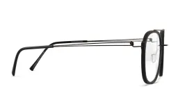 Shop MONOGRAM Unisex Square Eyeglasses in Black online.