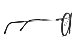 Shop MONOGRAM Unisex Round Eyeglasses in Black online.