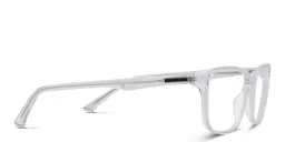 Shop EYE'M Wide Rectangle Eyeglasses in Clear online.