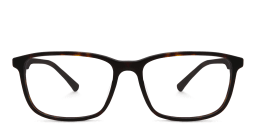 Shop EYE'M Wide Rectangle Eyeglasses in Havana online.