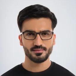 Shop EYE'M Rectangle Eyeglasses in Havana online.