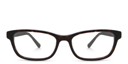 Shop EYE'M Rectangle Eyeglasses in Brown online.
