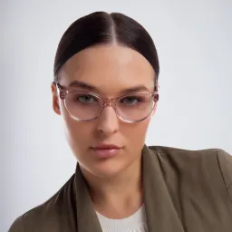 Shop EYE'M Cat Eye Eyeglasses in Pink online.