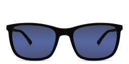 Shop EYE'M Rectangle Sunglasses in Black online.