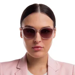 تسوق نظارة شمسية بإطار دائري EYE'M بلون زهري أونلاين.