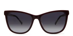 Shop EYE'M Square Sunglasses in Red online.