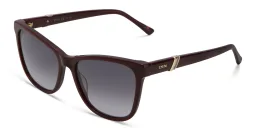 Shop EYE'M Square Sunglasses in Red online.