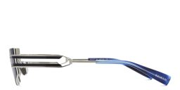 Shop BALMAIN Fixe Unisex Rimless Rectangle Sunglasses in Grey online.
