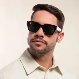 Shop OFF WHITE Zurich Unisex Square Sunglasses in Havana online.