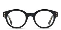 Shop ISABEL MARANT Round Eyeglasses in Black online.