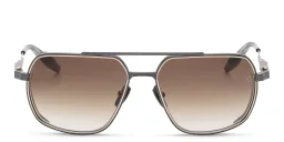 Shop AKONI Pathfinder Rectangle Sunglasses in Black online.
