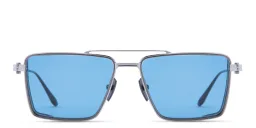 Shop AKONI Sprint-A Unisex Square Sunglasses in Black online.