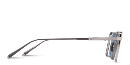 Shop AKONI Sprint-A Unisex Square Sunglasses in Black online.