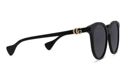 Shop GUCCI Cat Eye Sunglasses in Black online.