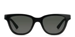 Shop GUCCI Square Sunglasses in Black online.