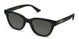 Shop GUCCI Square Sunglasses in Black online.
