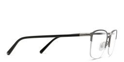 Shop EYE'M Half Rim Rectangle Eyeglasses in Gunmetal online.
