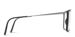 Shop Silhouette Square Eyeglasses in Black online.