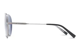 Shop EYE'M Aviator Sunglasses in Silver online.