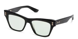 Shop AKONI Sagitta Cat Eye Eyeglasses in Black online.