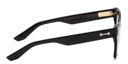 Shop AKONI Sagitta Cat Eye Eyeglasses in Black online.