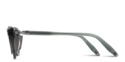 Shop AKONI Orion Round Eyeglasses in Blue online.