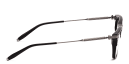 Shop AKONI Zenith Square Eyeglasses in Black online.