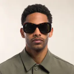 Shop OFF WHITE Unisex Round Sunglasses in Havana online.