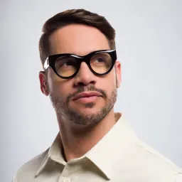Shop OFF WHITE Unisex Round Eyeglasses in Black online.