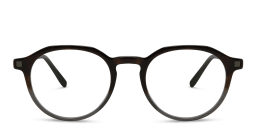 Shop MYKITA Unisex Saga Round Eyeglasses in Brown online.