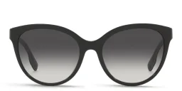 Shop BURBERRY Cat Eye Sunglasses in Black online.