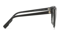 Shop BURBERRY Cat Eye Sunglasses in Black online.
