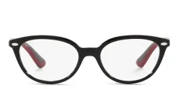 Shop Ray-Ban Junior Cat Eye Eyeglasses in Black online.