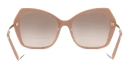 Shop Dolce & Gabbana Cat Eye Sunglasses in Nude online.