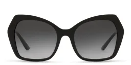 Shop Dolce & Gabbana Cat-Eye Sunglasses in Black online.