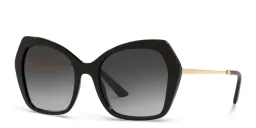 Shop Dolce & Gabbana Butterfly Sunglasses in Black online.