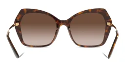 Shop Dolce & Gabbana Cat-Eye Sunglasses in Gold online.