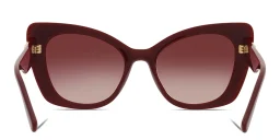 Shop Dolce & Gabbana Cat-Eye Sunglasses in Bordeaux online.