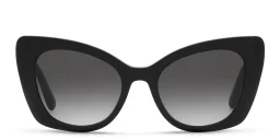 Shop Dolce & Gabbana Butterfly Sunglasses in Black online.
