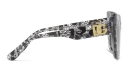 Shop Dolce & Gabbana Butterfly Sunglasses in Black Lace online.