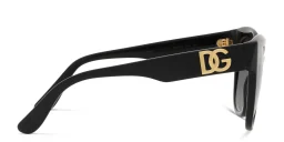 Shop Dolce & Gabbana Cat Eye Sunglasses in Black online.