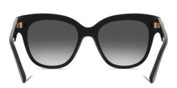 Shop Dolce & Gabbana Cat Eye Sunglasses in Black online.