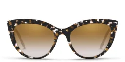 Shop Dolce & Gabbana Butterfly Sunglasses in Cube Black/Gold online.